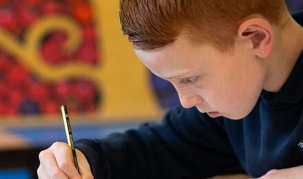 Boy in classroom