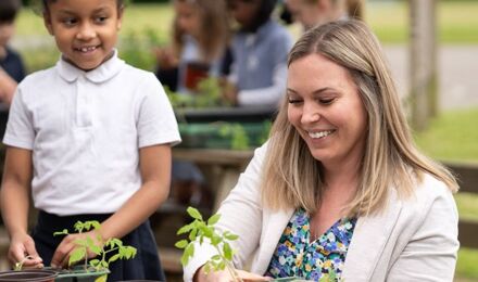 Students in garden 2